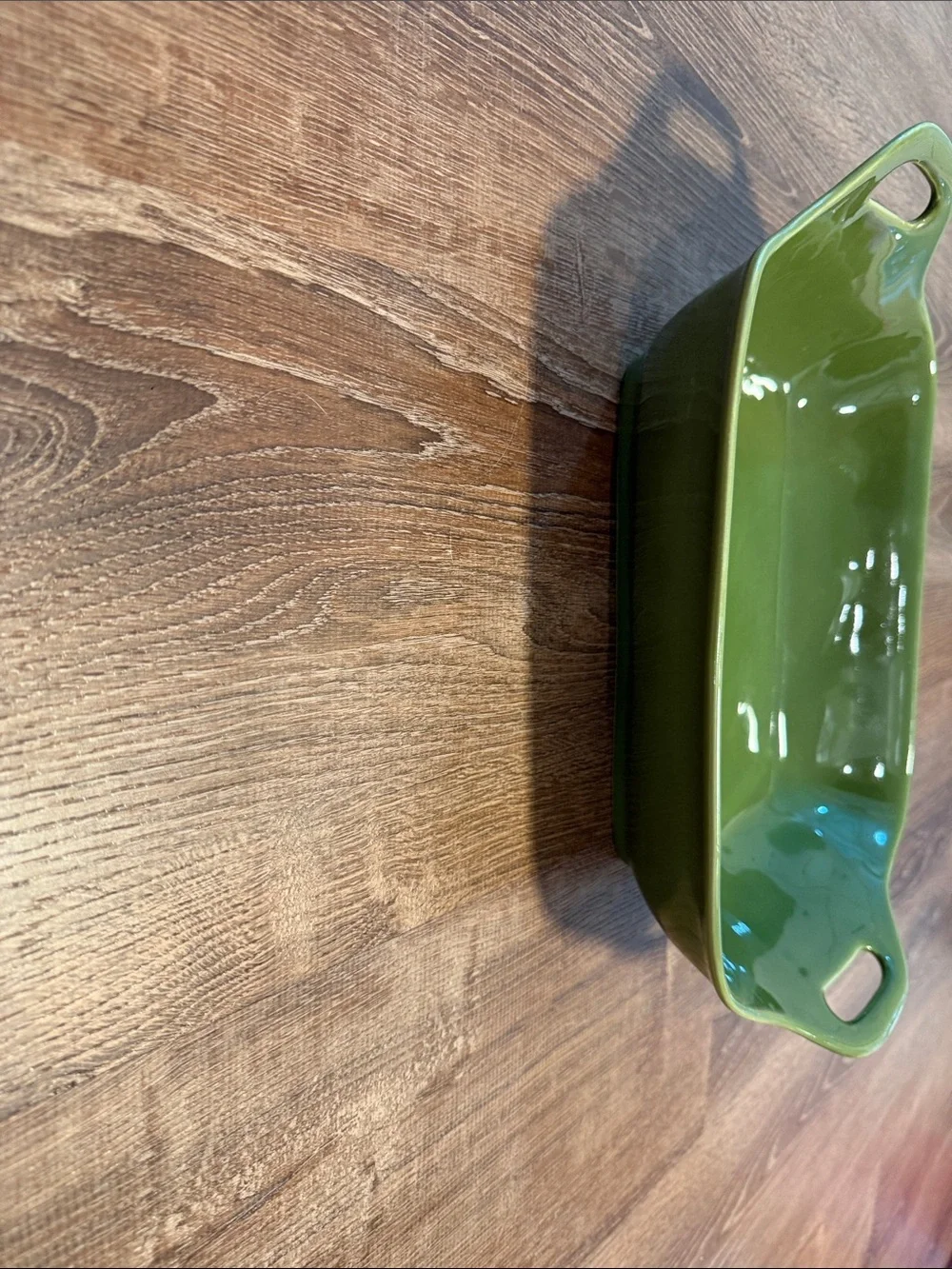Crate&Barrel glossy olive